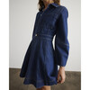 Hailey Dress, Classic Indigo Blue - Dresses - 4