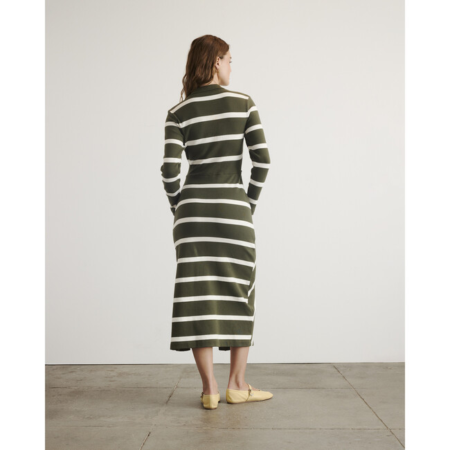Ellicot Dress, Army/Chalk - Dresses - 6
