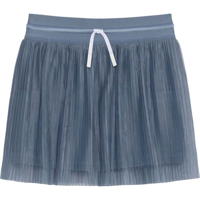 Girls Pleated Skort, Slate