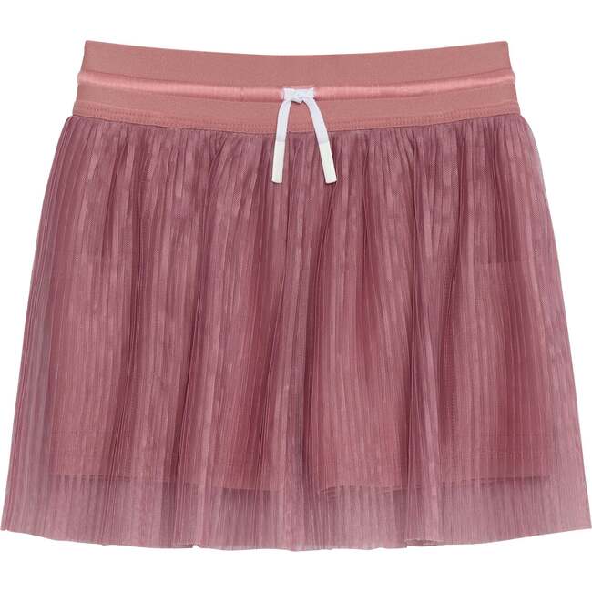 Girls Pleated Skort, Dusty Pink