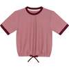 Girls Dance Tee, Dusty Pink - T-Shirts - 1 - thumbnail