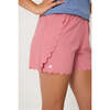 Girls Scalloped Super Short, Dusty Pink - Shorts - 2