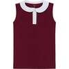 Girly Girl Tank, Maroon - Tank Tops - 1 - thumbnail