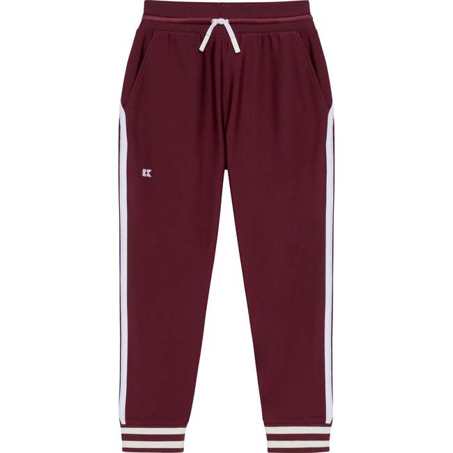 Girls Retro Jogger, Maroon