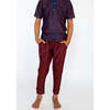 Boys Warm-up Jogger, Maroon - Pants - 2