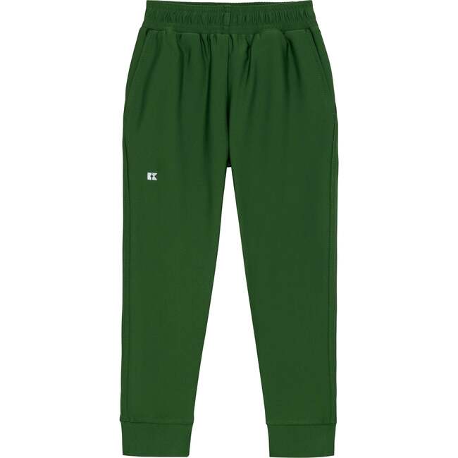 Boys Warm-up Jogger, Dark Green