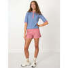 Girls Scalloped Super Short, Dusty Pink - Shorts - 4