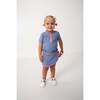 Girls Henley Top, Slate - T-Shirts - 2