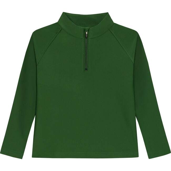 Boys Half Zip, Dark Green