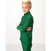 Boys Half Zip, Dark Green - Sweatshirts - 2