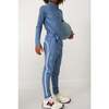 Boys Retro Warm-up Jogger, Slate - Pants - 2