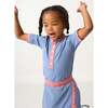 Girls Henley Top, Slate - T-Shirts - 3
