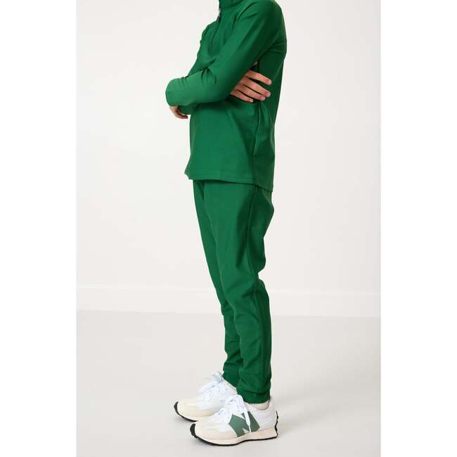 Boys Warm-up Jogger, Dark Green - Pants - 3