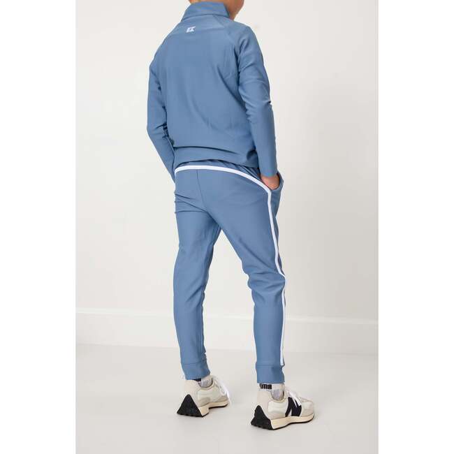 Boys Retro Warm-up Jogger, Slate - Pants - 3