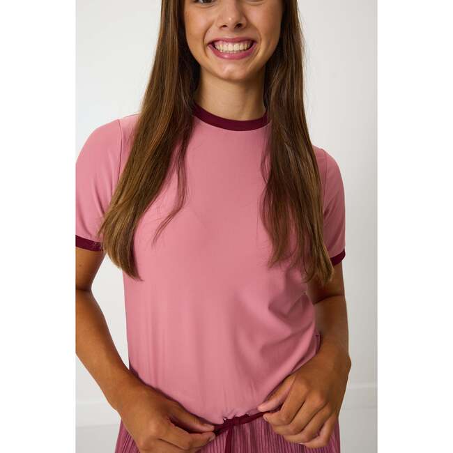 Girls Dance Tee, Dusty Pink - T-Shirts - 4