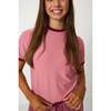 Girls Dance Tee, Dusty Pink - T-Shirts - 4