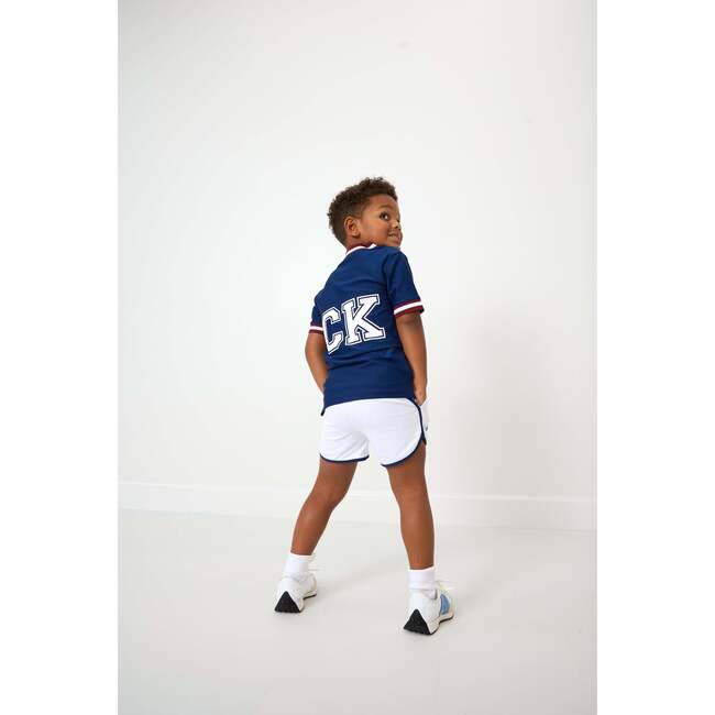 Boys Retro Mesh Super Short, White - Shorts - 5