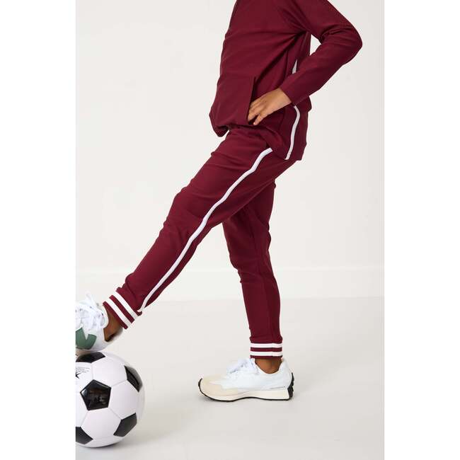 Girls Retro Jogger, Maroon - Pants - 5