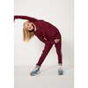 Girls Retro Jogger, Maroon - Pants - 6