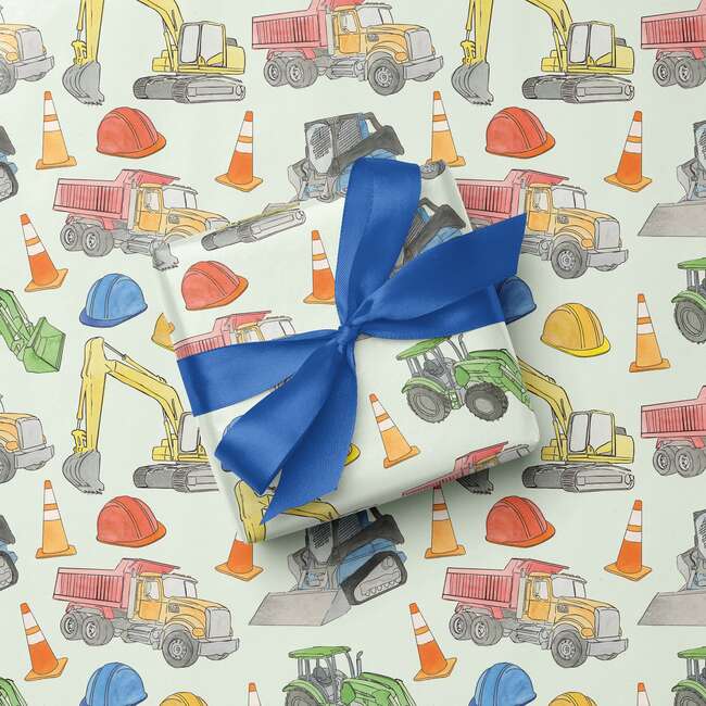 Construction Vehicles Gift Wrap - Gift Wraps - 5