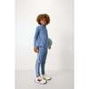 Boys Retro Warm-up Jogger, Slate - Pants - 6