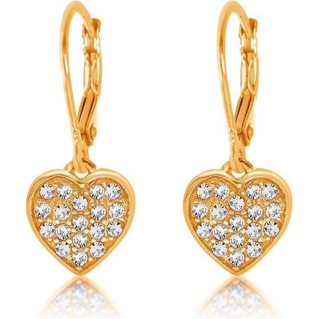 Heart Leverback Earrings