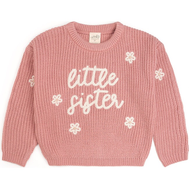 Little Sister Knit Sweater, Mauve