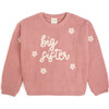 Big Sister Knit Sweater, Mauve - Sweatshirts - 1 - thumbnail