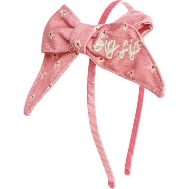 Big Sis Bow Headband, Mauve