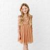 Spice Velvet Coquette Bow Clip, Orange - Hair Accessories - 2