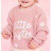 Little Sister Knit Sweater, Mauve - Sweatshirts - 3