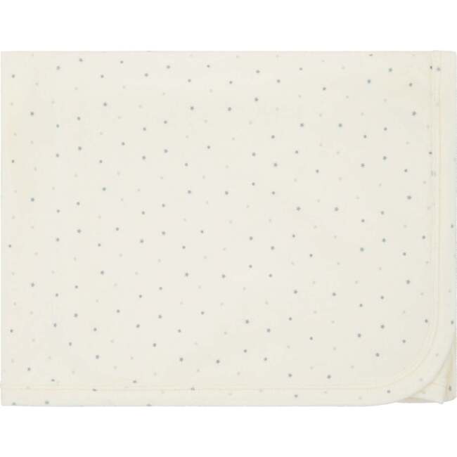 Velour Dot Pattern Wrap Blanket, Boy
