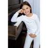 Velour Patch Loungewear Set, Ivory - Mixed Apparel Set - 2