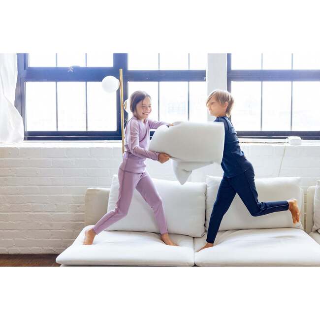 Bamboo Ribbed Loungewear Set, Girl - Mixed Apparel Set - 4