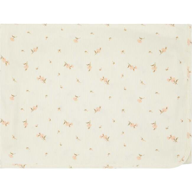 Bamboo Ribbed Floral Blanket, Girl