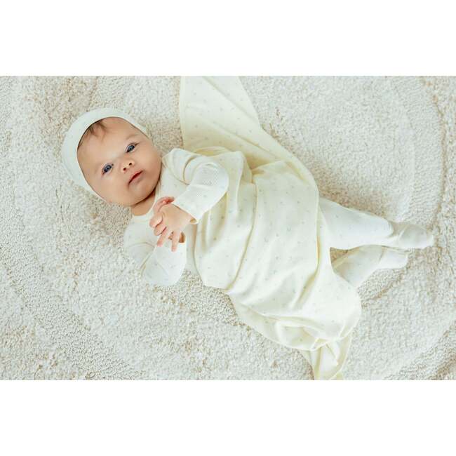 Bamboo Ribbed Floral Footie, Boy - Footie Pajamas - 2