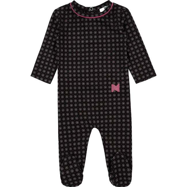 Bamboo Pattern Footie, Girl