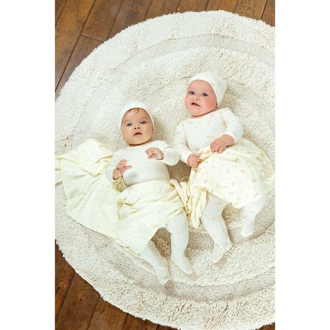 Bamboo Ribbed Floral Footie, Boy - Footie Pajamas - 3