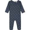Bamboo Panda Pattern Footie, Boy - Footie Pajamas - 1 - thumbnail