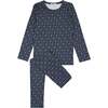 Bamboo Panda Pattern Loungewear Set, Boy - Mixed Apparel Set - 1 - thumbnail