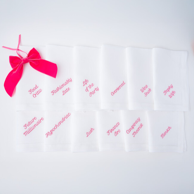 Party Archetype Dinner Napkins, Hot Pink