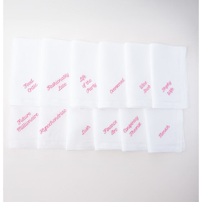 Party Archetype Dinner Napkins, Hot Pink - Tabletop - 2