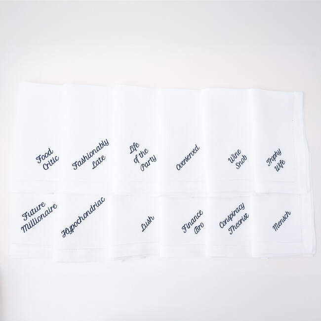 Party Archetype Dinner Napkins, Navy - Tabletop - 2