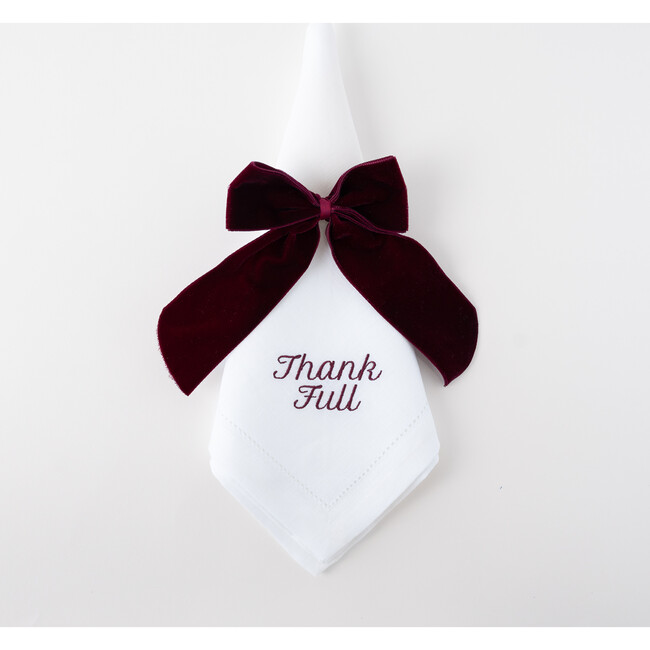 Thank Full Dinner Napkins, Bordeaux - Tabletop - 2