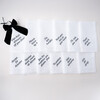Mixed Messages Dinner Napkins, Black - Tabletop - 2