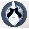 OY Vey Dinner Napkins, Navy - Tabletop - 4