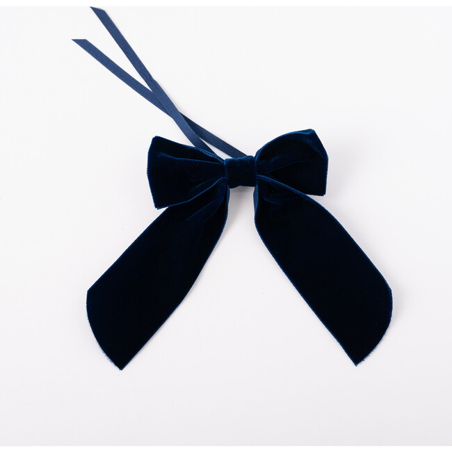 Velvet Napkin Bow, Navy