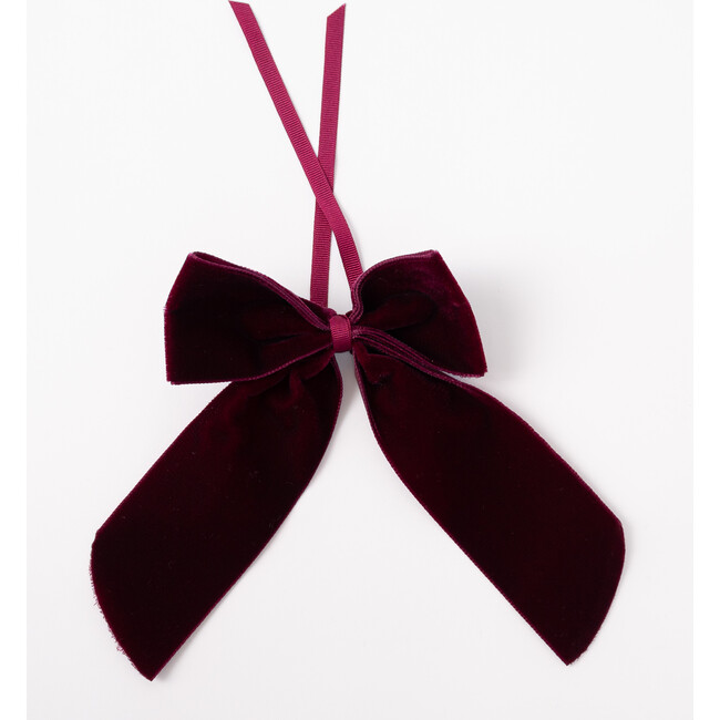 Velvet Napkin Bow, Bordeaux
