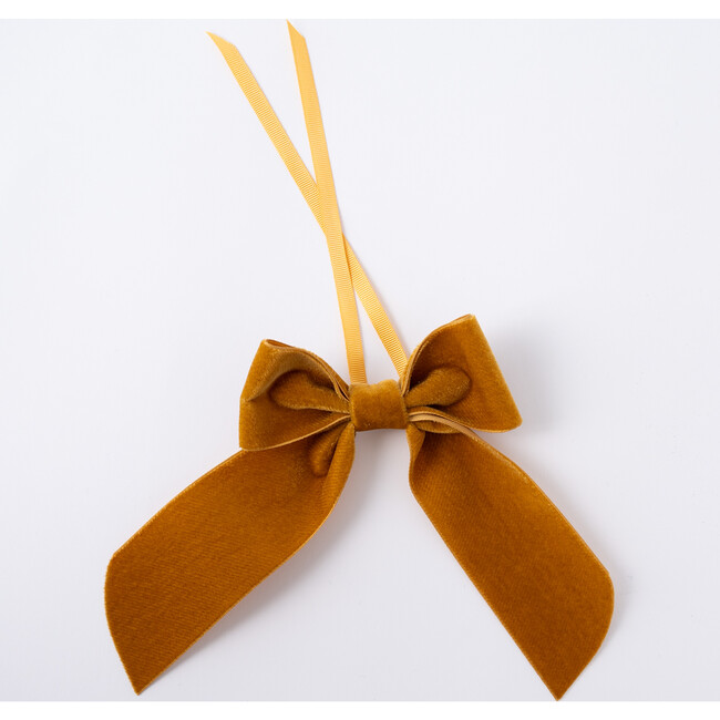 Velvet Napkin Bow, Gold