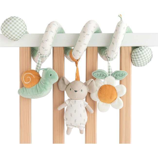 Multi Activity Spiral & Swaddle Set, Floral - Developmental Toys - 2